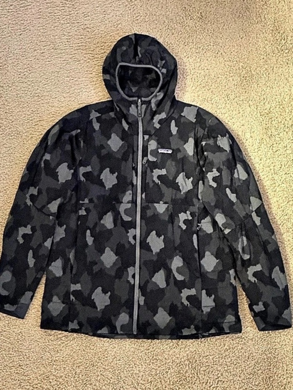 Patagonia Men's Nano-Air Hoody Camo Full Zip Insulated Jacket Style#84365 Large